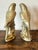 Mid 20th Century Vintage Solid Brass Parakeet Parrot Budgie Bookends For Sale - Image 5 of 7