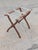 Vintage Wooden Vintage Scheibe Style Folding Luggage Rack Stand For Sale In Washington DC - Image 6 of 12