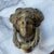 Vintage heavy solid brass classic Medusa Door Knocker. This vintage heavy solid brass door knocker features Medusa mask...