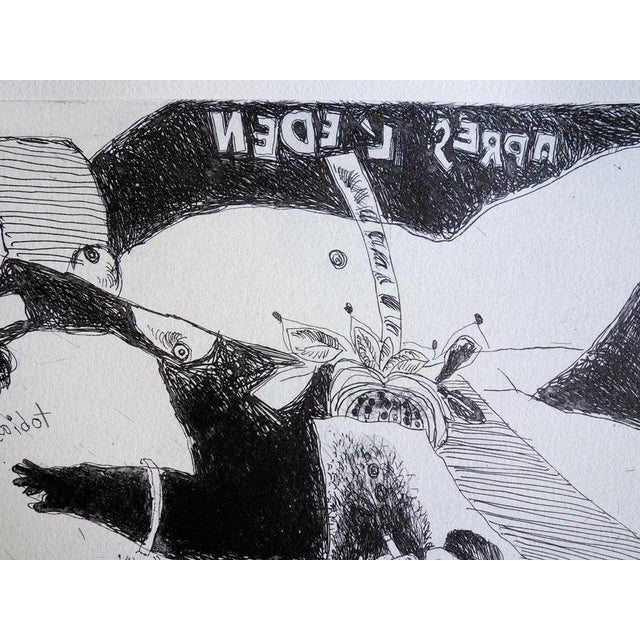Tobiasse Théo, Après l’Eden, Etching For Sale - Image 5 of 9