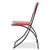 Sinus Chair in Red Leather from KFF For Sale - Image 9 of 10