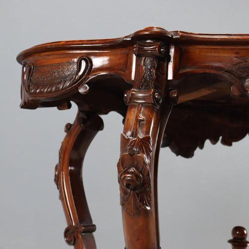Louis Philippe Walnut Biscuit Table For Sale - Image 3 of 11