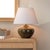 Monroe Table Lamp, Olive Green Ceramic Artisans pair voluptuous curves with a rich, deep hand applied glaze in this mid-...
