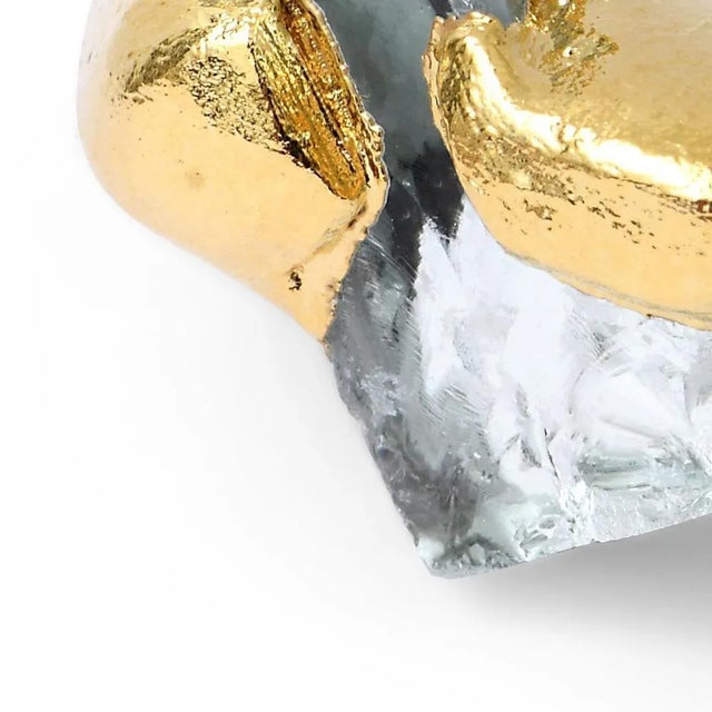 Metal Wonder Sapiens 4 Hand-Sculpted Ring in 24k Gold-Plated Bronze by Marion Fillancq For Sale - Image 7 of 8