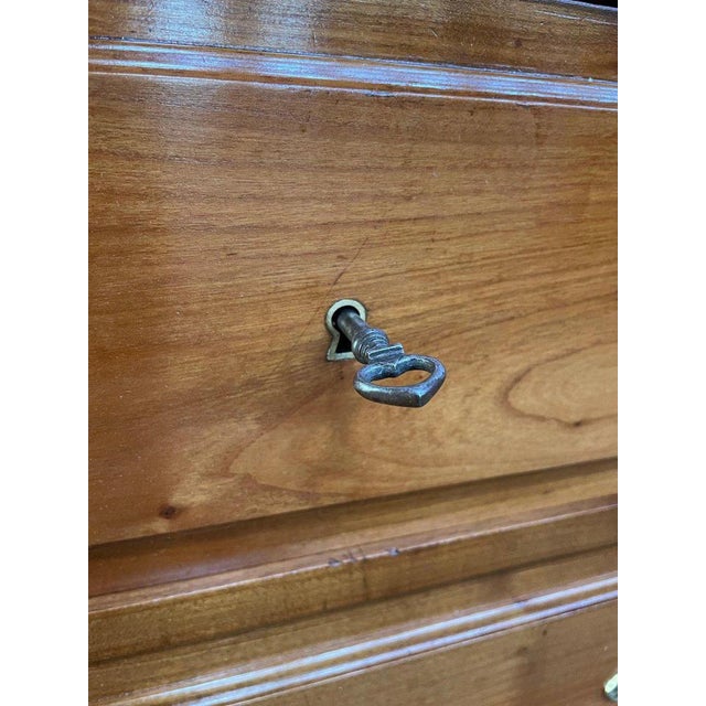 Art Nouveau Chest of Drawers in Cherry For Sale - Image 12 of 13