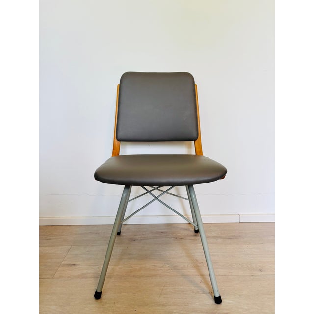 Mid-Century Dining Chair by Miroslav Navrátil for Ton, 1970s, in Restored conditions. Designed 1960 to 1969 I have...