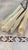 American Vintage Dinner Knives, 1847 Rogers Bros, Korea Knives, Silverplate Shell Pattern 4 Pcs For Sale - Image 3 of 7
