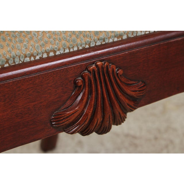 Brown Set of 8 Hickory Chair Co Chippendale Clawfoot Mahogany Dining Chairs For Sale - Image 8 of 18