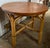 Mid-Century Modern Mid 20th Century Bamboo/Rattan Small Round Side Child's Occasional Table Wood Top For Sale - Image 3 of 11