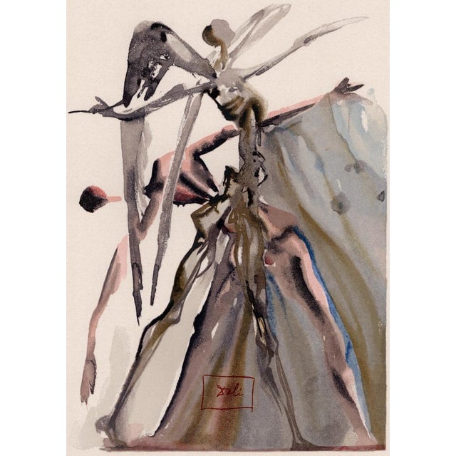 Salvador dali (1904-1989) le potenze dell'anima (the powers of the soul) plate 3 from "la divina commedia" (the divine...