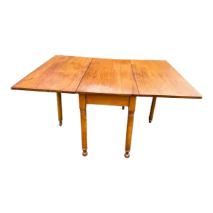 Classic American Drop Leaf Maple Pembroke Table