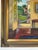Wood Vintage Mediterranean Villa Interior Oil Painting on Canvas – Framed For Sale - Image 7 of 12