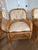 Set of 4 Bielecky Brothers Rattan Lounge Chairs With Ottoman- New York, Circa 1990 For Sale In Washington DC - Image 6 of 9