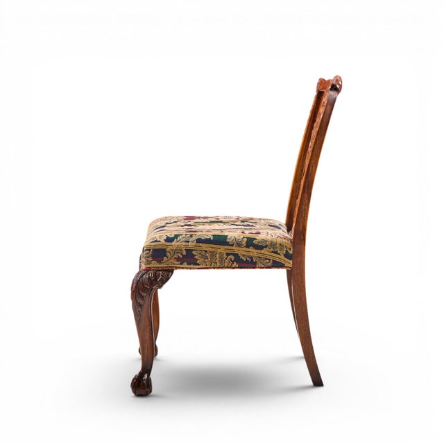 Baker Furniture Stately Homes Chippendale Mahogany Dining Chairs - Set of 8 For Sale - Image 9 of 17