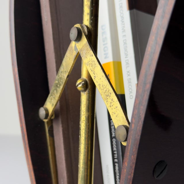 Vintage Magazine Rack, Italy, 1950s For Sale - Image 9 of 18