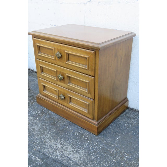 Drexel Mid 20th Century Modern Nightstands End Side Bedside Tables a Pair 6191 For Sale - Image 17 of 18