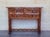 Wood Vintage Catalan Spanish Carved Walnut Console Table, 1920 For Sale - Image 7 of 16
