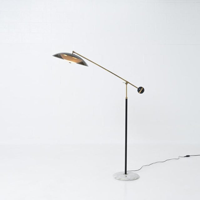 This floor lamp was made by Stilux Milano, we date it back to the 1950s. Stilux Milano was an Italian lighting company...