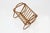 Vintage French Rattan Magazine Rack, 1950s For Sale - Image 6 of 12