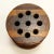 Brown 19th / 20th Century Segmented Turned Wood Treen Ware Hat Pin Holder For Sale - Image 8 of 12