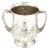 Early 20th Century Sterling Silver / Gold Wash Interior Two Handled Vase For Sale