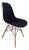 Vitra Eames Upholstered Molded Plastic Side Chair For Sale