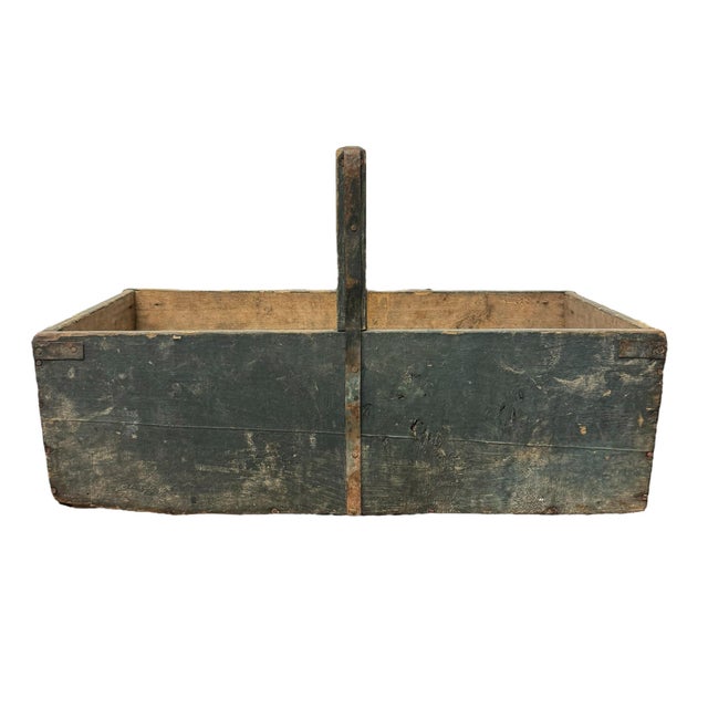 Early 20th Century Pair of Early 20th Century French Garden Trugs For Sale - Image 5 of 12