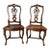 Mid 20th Century Pair of Vintage French Provincial Style Cane Seat Side Chairs For Sale