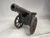 Beautiful reproduction of a decorative solid iron cannon. An excellent decorative item.