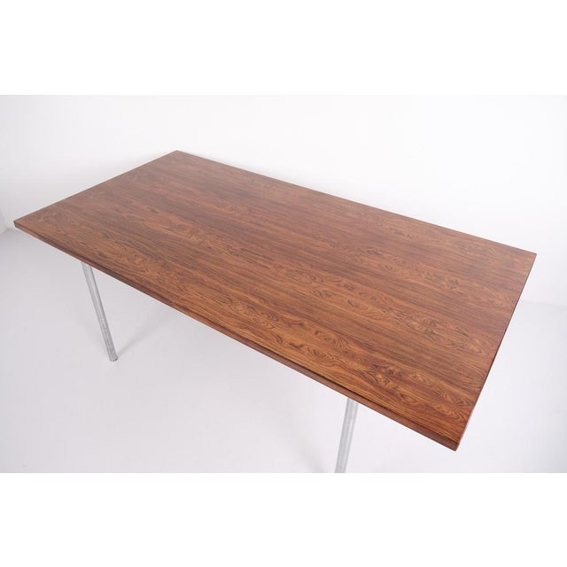 Andreas Tuck Model AT 318 Dining Table in Rosewood by Andreas Tuck for Hans J. Wegner, 1960s For Sale - Image 4 of 11