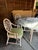 Vintage McGuire Bamboo 5 Piece Cracked Ice Dining Set For Sale - Image 12 of 13