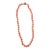 Vintage Coral Bead Necklace With 14k Gold Clasp For Sale