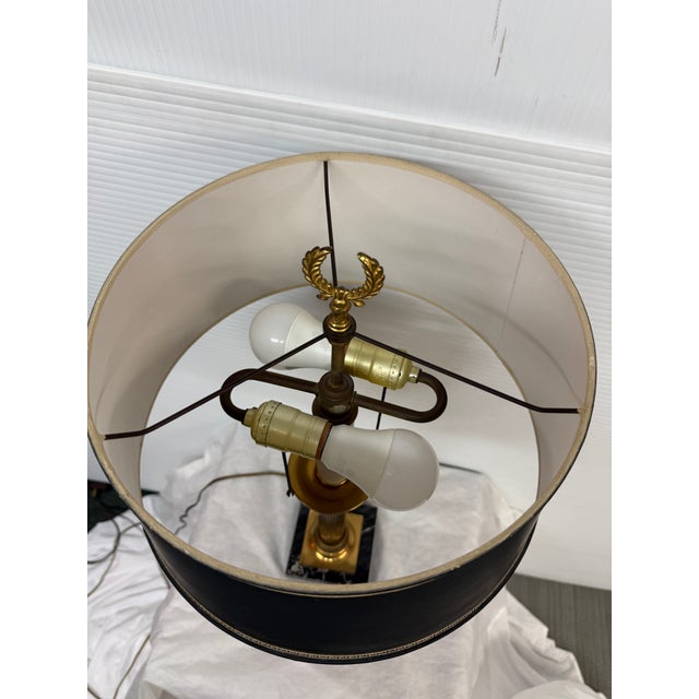 Paul Hanson Nyc Brass Empire Lamp For Sale - Image 11 of 12