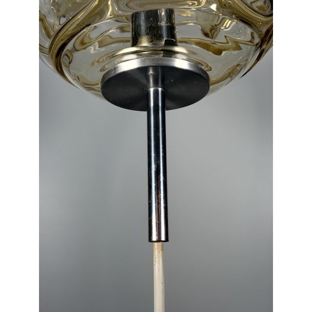 1960s Globe Pendant Lamp by Doria Leuchten, Germany, 1960s For Sale - Image 5 of 15