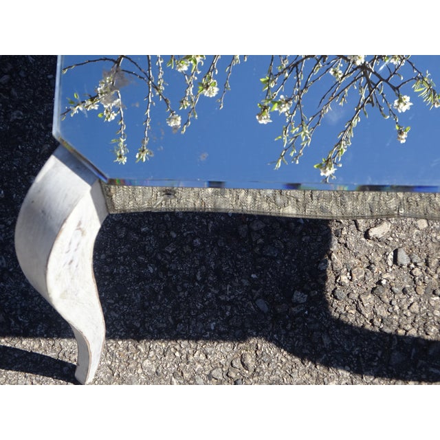 Wooden Coffee Table and Mirror, 1950s For Sale - Image 13 of 18