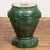 Asian Antique Annamese Green Glazed Ceramic Garden Seat on Shaped Base For Sale - Image 3 of 12