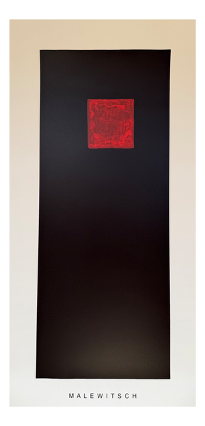 Kazimir Severinovich Malevich, Red Square on Black, Print