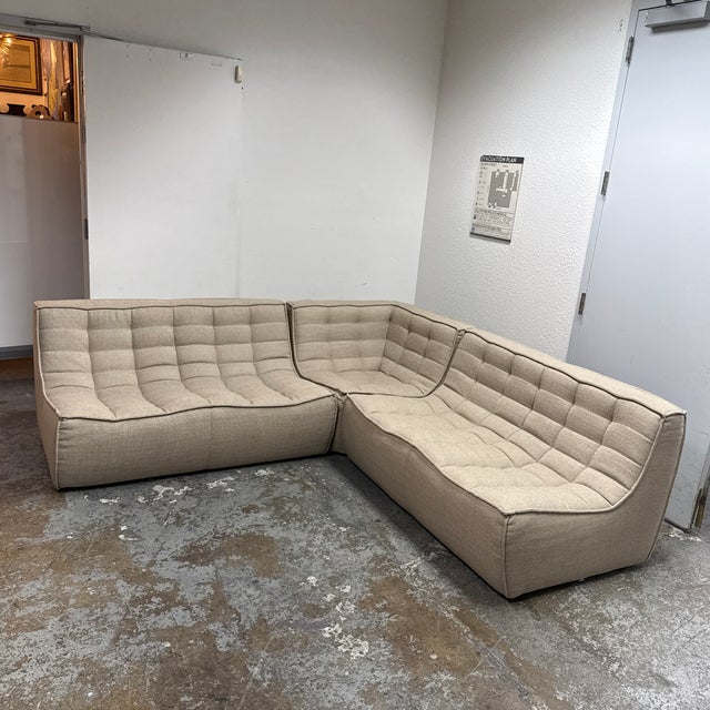 Design Plus Gallery presents a N701 Modular Three-Piece Sectional by Jacques Deneef for Ethnicraft. The N701 collection is...