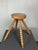 Brown Mid-Century Bobbin Wood Turned French Farm House Stool, France, 1960s For Sale - Image 8 of 15