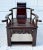 Wood Antique Ming Rosewood Asian Lounge Chair With Ottoman For Sale - Image 7 of 13