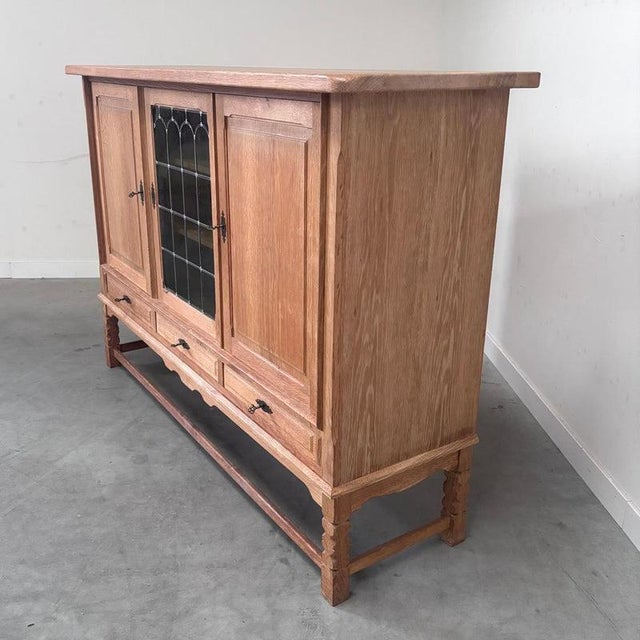 Wood Oak Sideboard by Henning Kjaernulf, Denmark, 1960s For Sale - Image 7 of 17