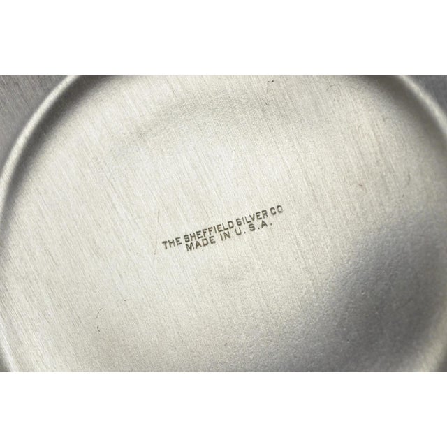 Vintage Sheffield Art Deco Silver Plated Glass Lined Covered Ice Bucket W/ Lid For Sale - Image 12 of 13