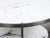 Mid 20th Century Pair of Italian Midcentury Steel Side Tables with Marble Tops and Shelves For Sale - Image 5 of 11