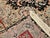 Vintage Persian Tabriz Rug, Hand-Knotted Wool & Silk, Floral Garden Pattern, Black & Red, 8x10 For Sale In Chicago - Image 6 of 18