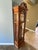 High Quality Vintage Grandfather Clock with Brass Pendulum and Weights, Carved Columns and Arched Pediment. Chairish sells...