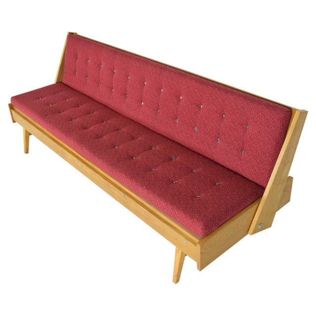 Mid-Century Folding Sofa or Daybed, 1960s For Sale - Image 16 of 16