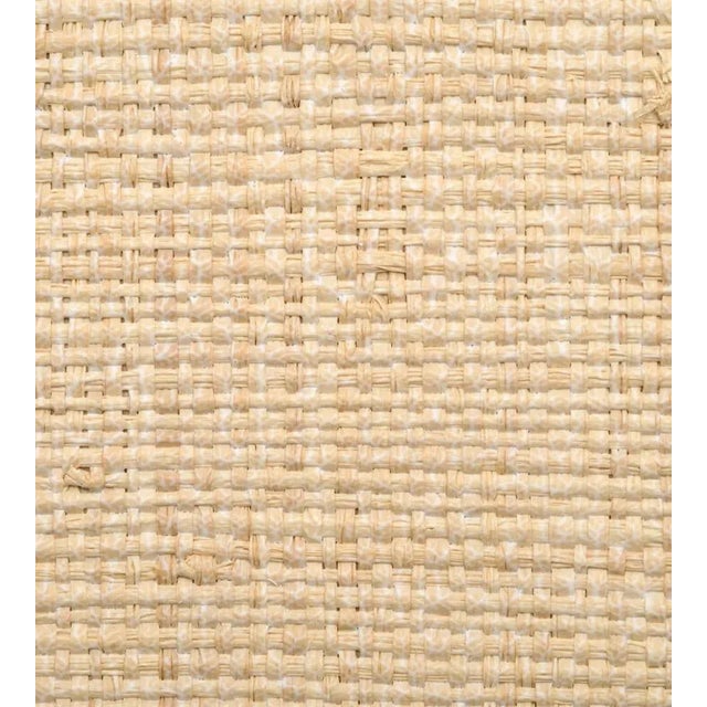 Hinson for The House of Scalamandre Hinson Madagascar Coarse Wallcovering, Whitewashed For Sale