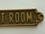 Vintage Solid Brass 'Guest Room Door Sign Plaque For Sale - Image 9 of 12