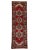 Textile Vintage Red Turkish Runner- 3′3″ × 9′9″ For Sale - Image 7 of 7