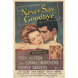 Original "Never Say Goodbye" Movie Poster For Sale